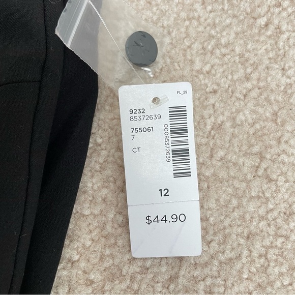 Reitman’s The Modern Stretch Bootleg Black Pants in size 12 Petite - Picture 5 of 12